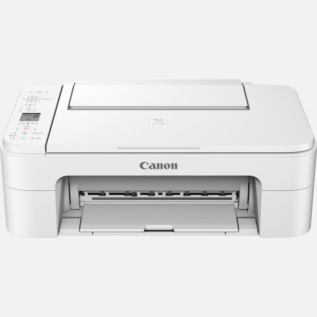 Multifunctional Inkjet Color Canon Pixma TS3351 White, A4, Functii:Impr|Scan|Cop,Viteza Print Mono:7.7ipm,Viteza Print color:4ipm,Conectiv:USB|WiFi,Duplex:Nu,ADF:Nu(timbru verde 11 lei) "3771C026AA"