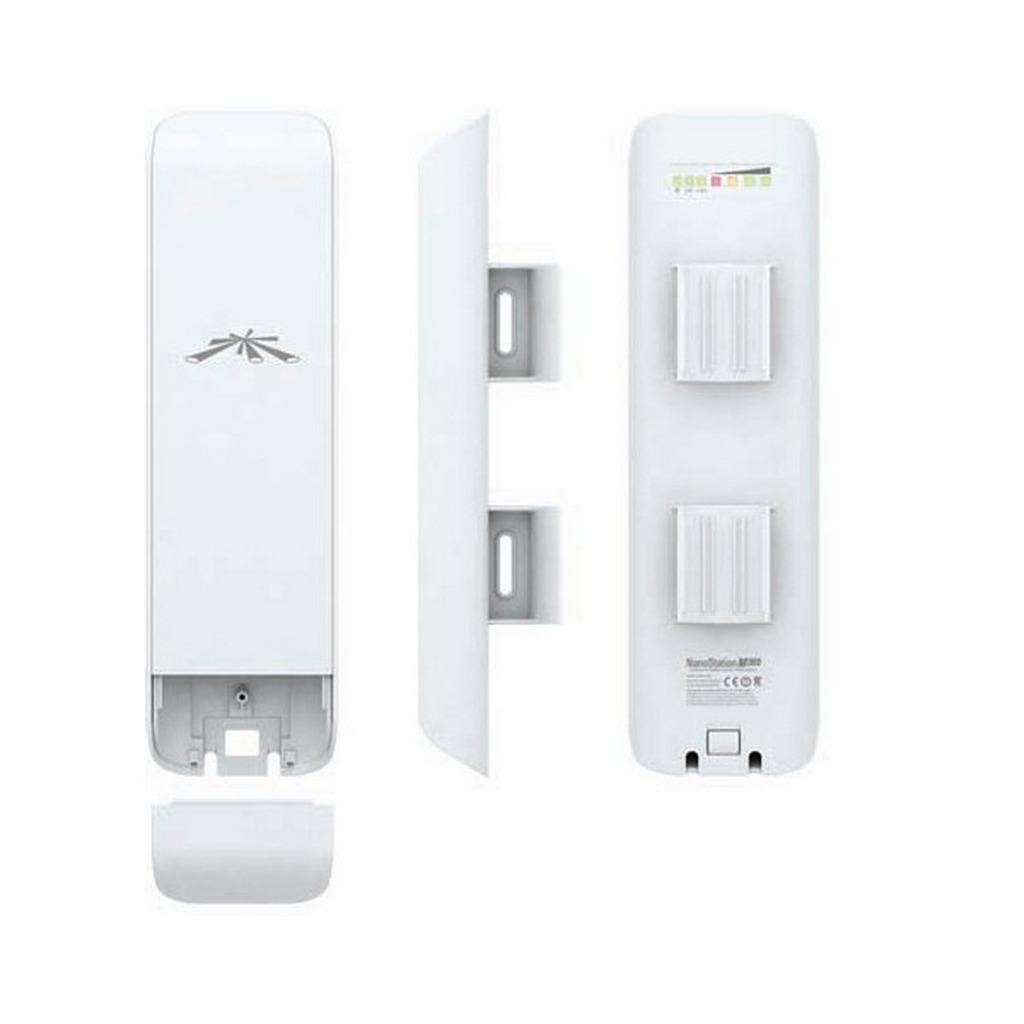 ACCESS Point Ubiquiti wireless exterior 150 Mbps, port 10/100 x 2, antena interna x 1, PoE, 2.4 GHz, "NSM2" (timbru verde 0.8 lei)