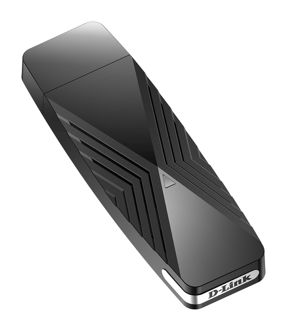 ADAPTOR RETEA D-LINK, extern wireless dual band, WI-FI 6, USB 3.0, AX1800 Mbps, antena interna x 2, "DWA-X1850" (timbru verde 0.18 lei)