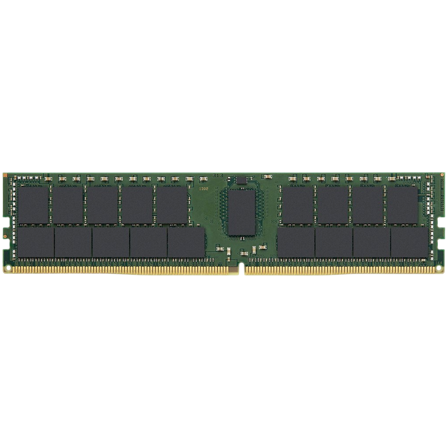 Kingston DRAM 64GB 3200MT/s DDR4 ECC Reg CL22 DIMM 2Rx4 Micron F Rambus "KSM32RD4/64MFR"