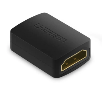 ADAPTOR video Ugreen, "HD112" cupla extender HDMI (M) la HDMI (M), rezolutie maxima 4K UHD (3840 x 2160) la 60 Hz, conectori auriti, negru "20107" (timbru verde 0.08 lei) - 6957303821075