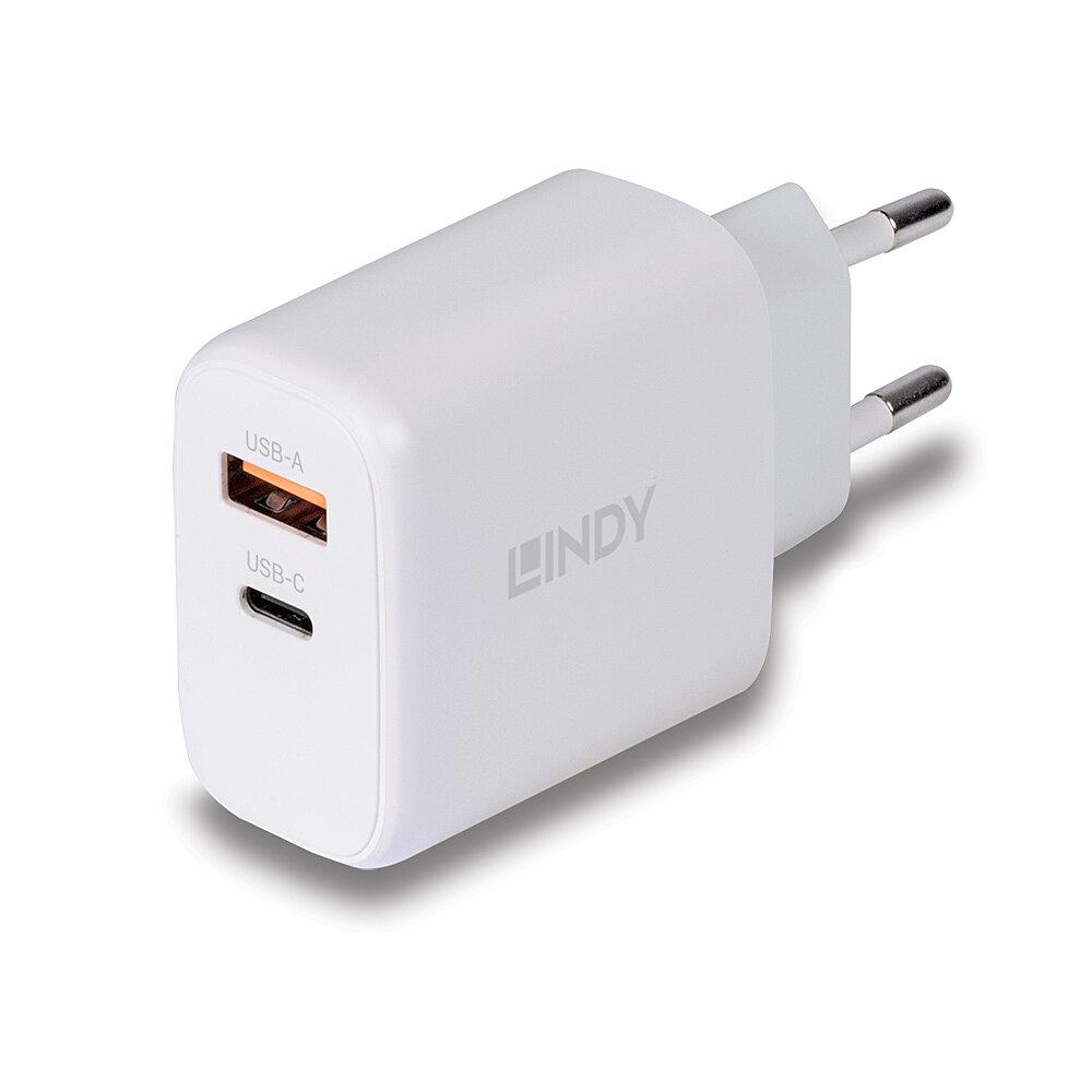 Incarcator Lindy USB Type-A & C 65W "LY-73428" (timbru verde 0.18 lei)