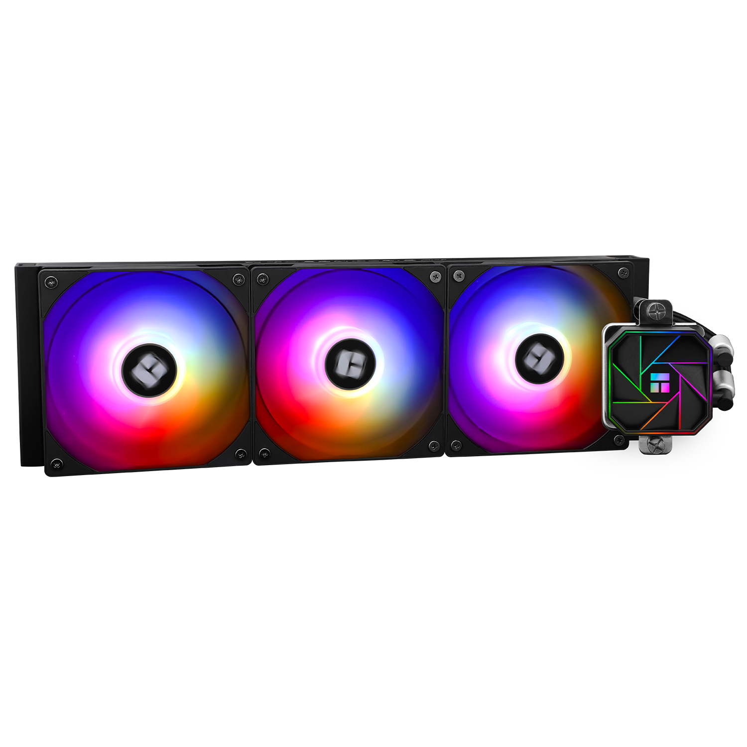 COOLER Thermalright "Aqua Elite 360 Black Argb V3", skt. LGA1851, LGA 1700, AM4, AM5, racire cu lichid, 3 x 120mm, 1500 RPM, ARGB adresabil, negru "Aqua Elite 360 Black Argb V3" (timbru verde 4.00 lei)