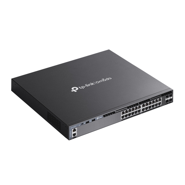 Switch TP-Link cu management, Omada 24-Port Gigabit Stackable L3 Managed cu 4 porturi 10G SFP+,"SG6428X" (timbru verde 2 lei)