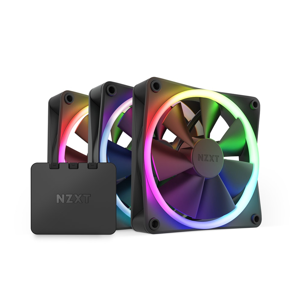 F120 RGB 120mm Three Fan Pack "RF-R12TF-B1" (timbru verde 2 lei)