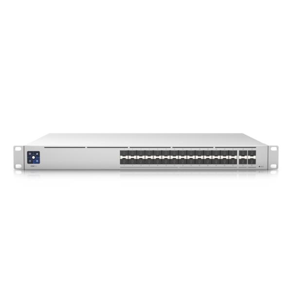 NET SWITCH 28PORT SFP+ 4 25G/USW-PRO-AGGREGATION UBIQUITI "USW-PRO-AGGREGATION" (timbru verde 2 lei)
