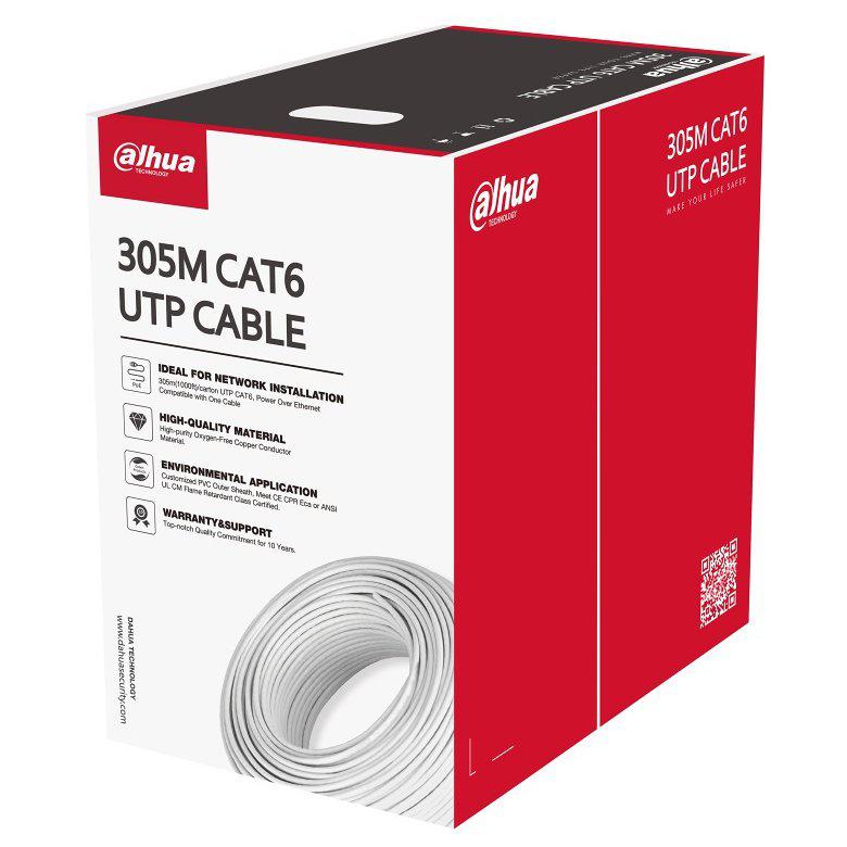 CABLU UTP CAT6 305M CUPRU, "DH-PFM920I-6U-C"