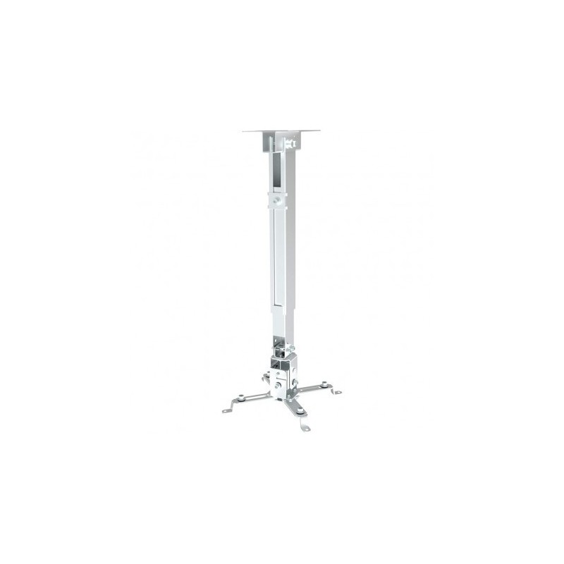 Suport universal de tavan pentru videoproiector, reglabil, 43-65 cm, Argintiu, Techly, ICA-PM 16 "ICA-PM16"