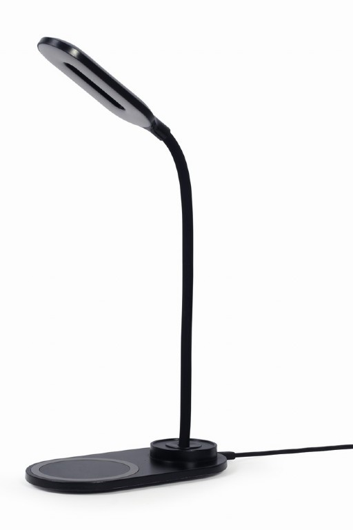 LAMPA BIROU LED Gembird, incarcare wireless, putere 10W, temperatura culoare 2893k-7072k, cablu 1.5m, negru "TA-WPC10-LED-01" (timbru verde 0.18 lei)