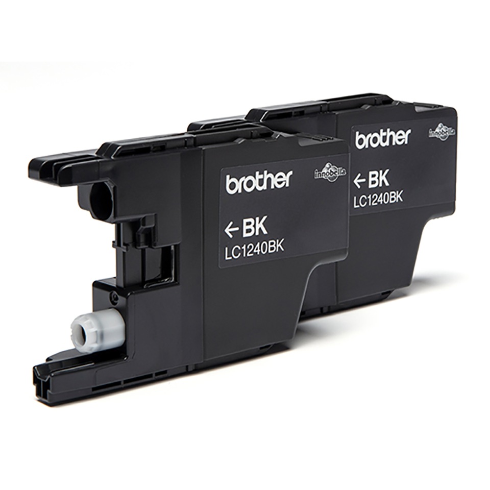 Dual-Pack Original Brother Black, LC1240BKBP2, pentru DCP-J525W|J725|J925|MFC-J430|J625|J5910|J6510|J6910, , (timbru verde 0.15 lei), "LC1240BKBP2"