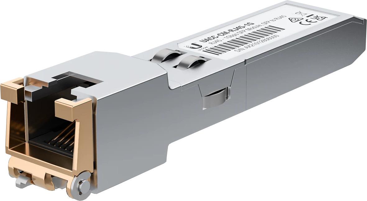 UBIQUITI RJ45 TO SFP/SFP+ MODULE "UACC-CM-RJ45-1G" (timbru verde 0.8 lei)