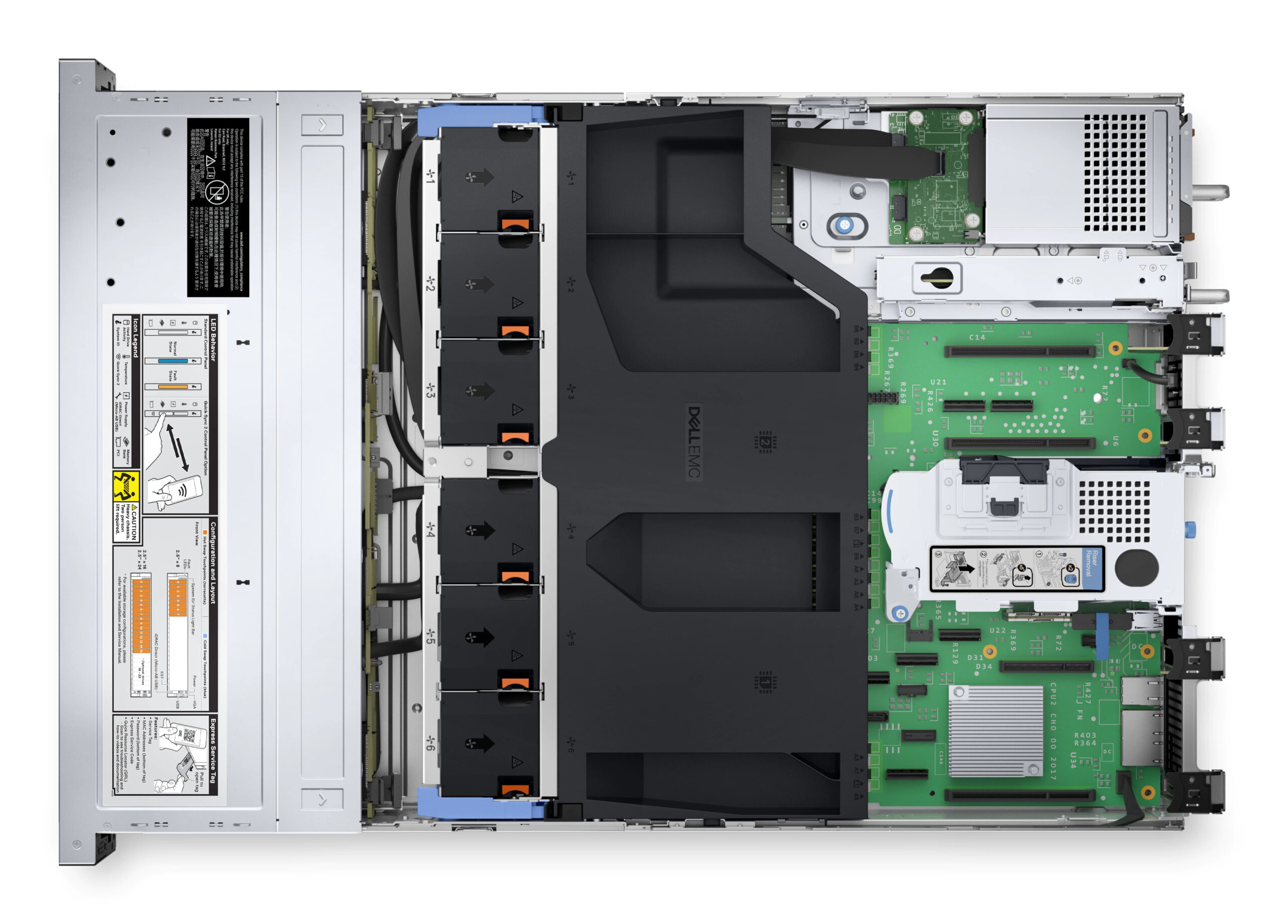 DELL PowerEdge R750XS server 2.1 GHz 32 GB Rack (2U) Intel Xeon Silver 800 W DDR4-SDRAM"PER750XSBCEE" - imagine 6