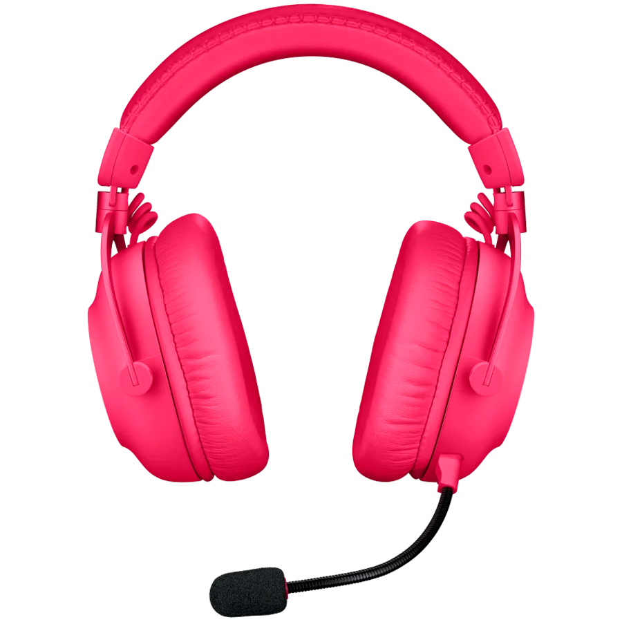 LOGITECH G PRO X2 LIGHTSPEED Wireless Gaming Headset - Blue Mic - MAGENTA "981-001275" (timbru verde 0.8 lei)