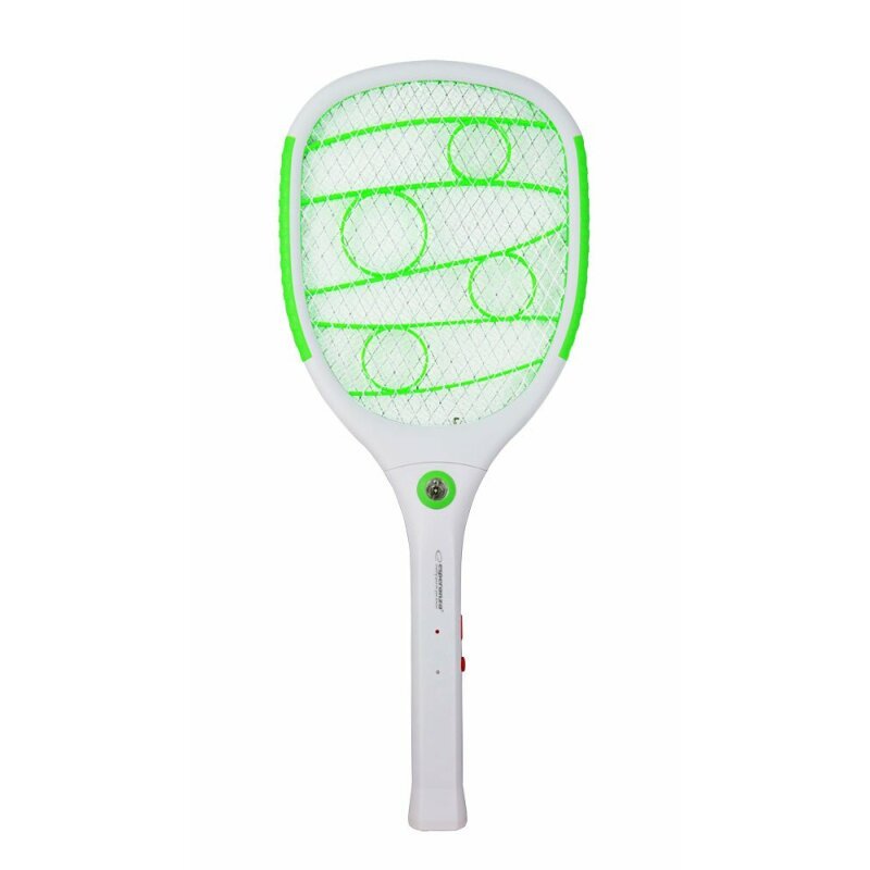 Paleta electrica anti-insecte 3 in 1 Esperanza Bluntman EHQ010G 3W 22cm LED Alb/Verde "EHQ010G" (timbru verde 0.8 lei)