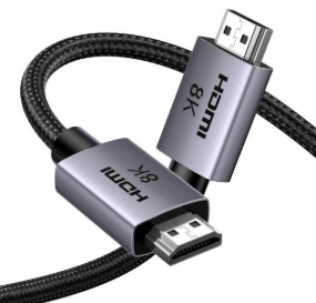 CABLU video Ugreen, "HD171" HDMI (T) la HDMI (T) 2.1, rezolutie maxima 8K la 60Hz, 48Gbps, braided, aluminiu, 2m, gri "25910" (timbru verde 0.08 lei) - 6941876229109
