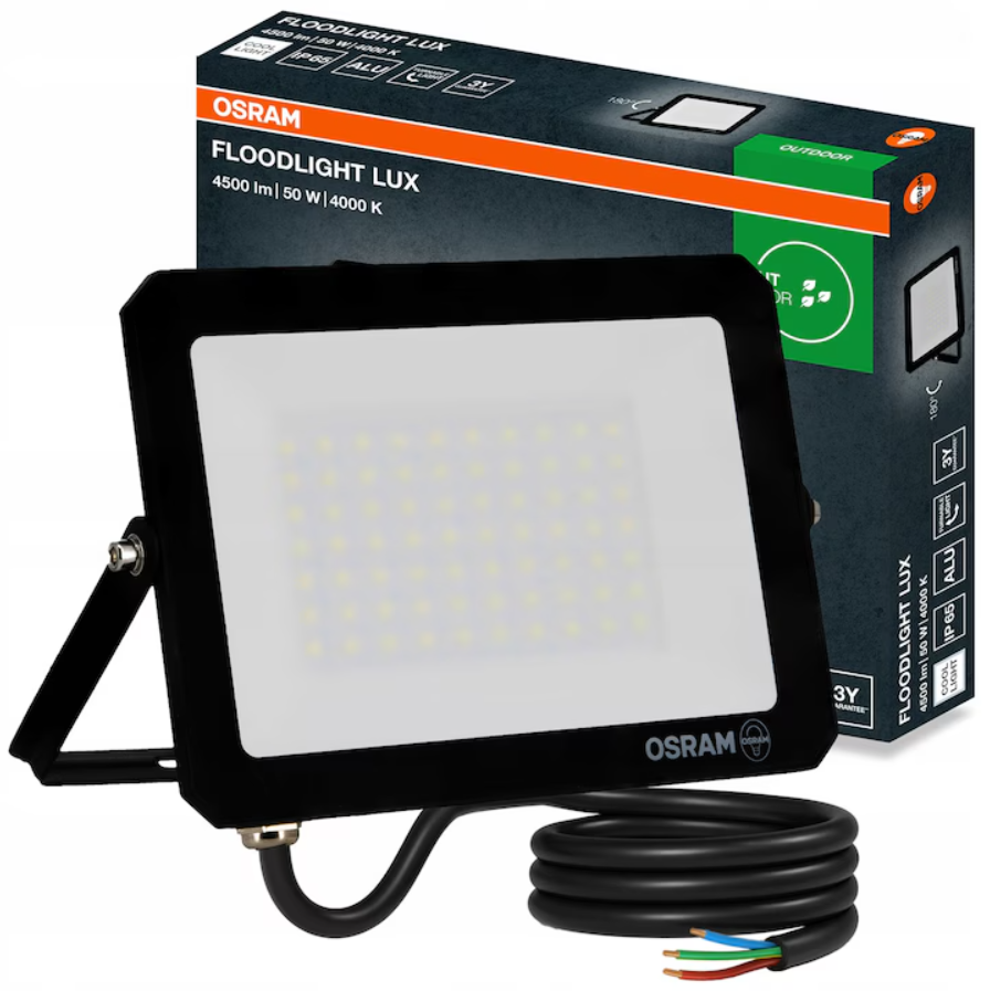 FL LUX 50W 840 IP65 BK EUE OSRAM "000004099854489761"