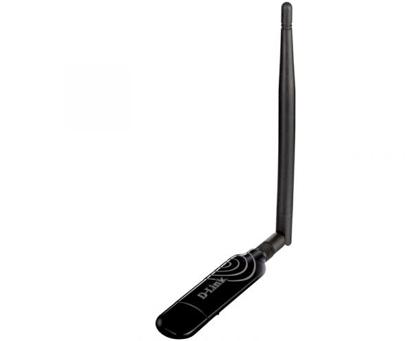 ADAPTOR RETEA D-LINK, extern wireless 2.4 GHz, USB 2.0, antena 5dB detasabila, port, 300 Mbps, "DWA-137" (timbru verde 0.18 lei)
