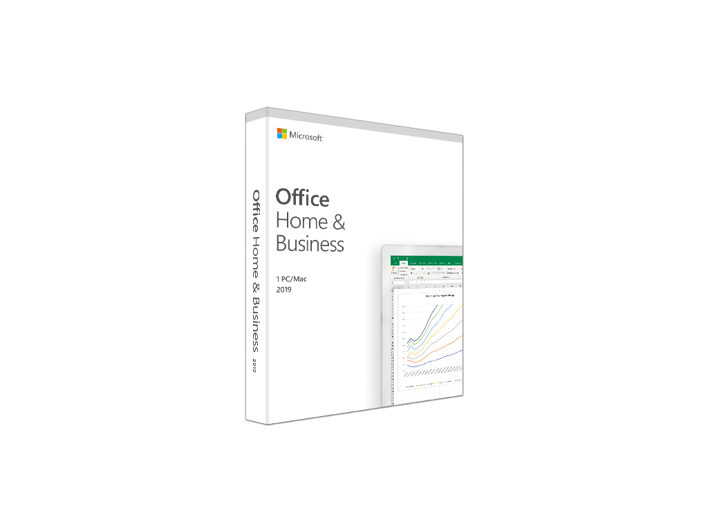LICENTA retail MICROSOFT, tip Office Home and Business 2019 pt PC si Mac, 64/32 biti, engleza, 1 utilizator, valabilitate forever, utilizare Home si Business, "T5D-03216"