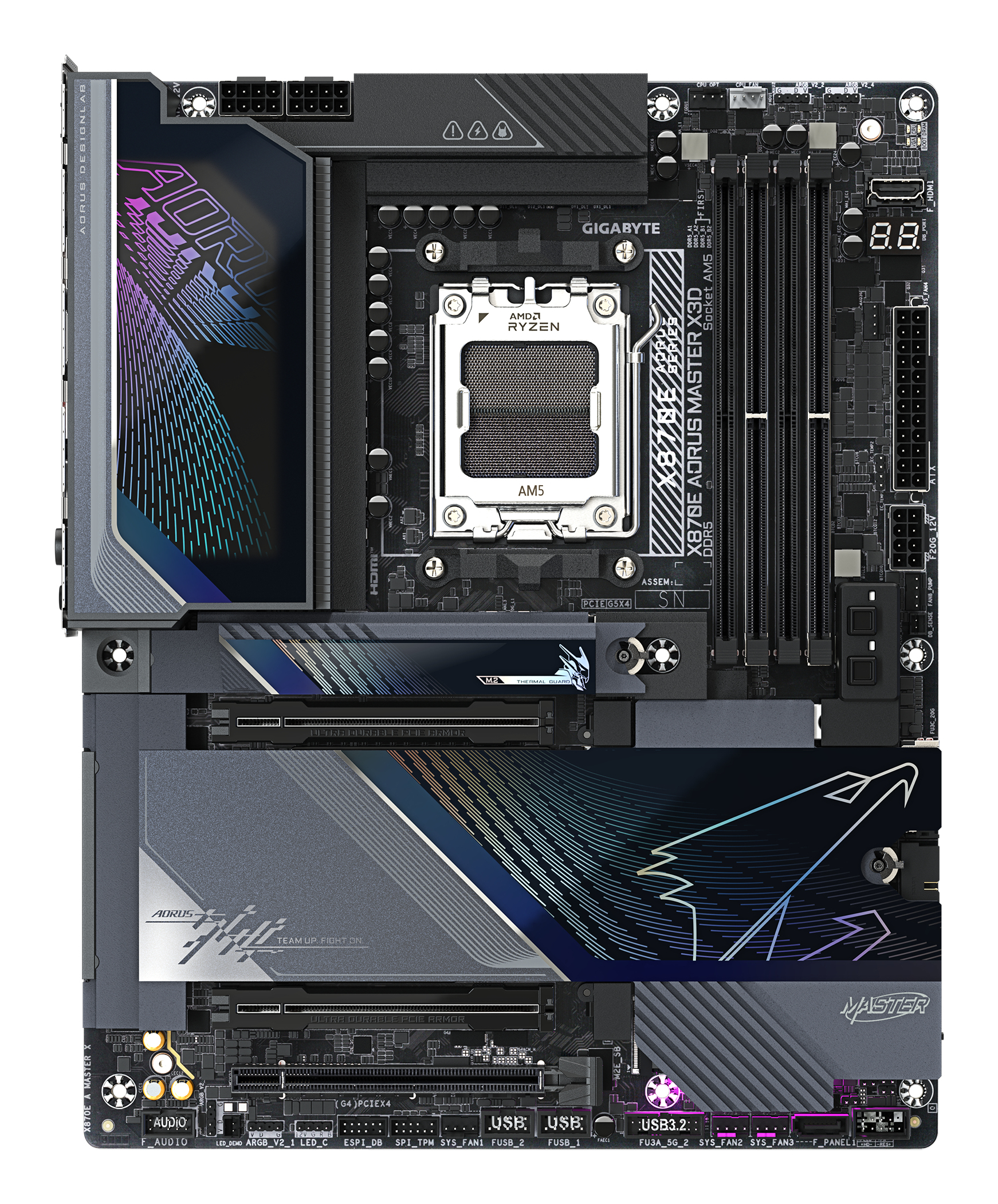 GIGABYTE X870E AORUS MASTER X3D"X870E A MASTER X" - imagine 2