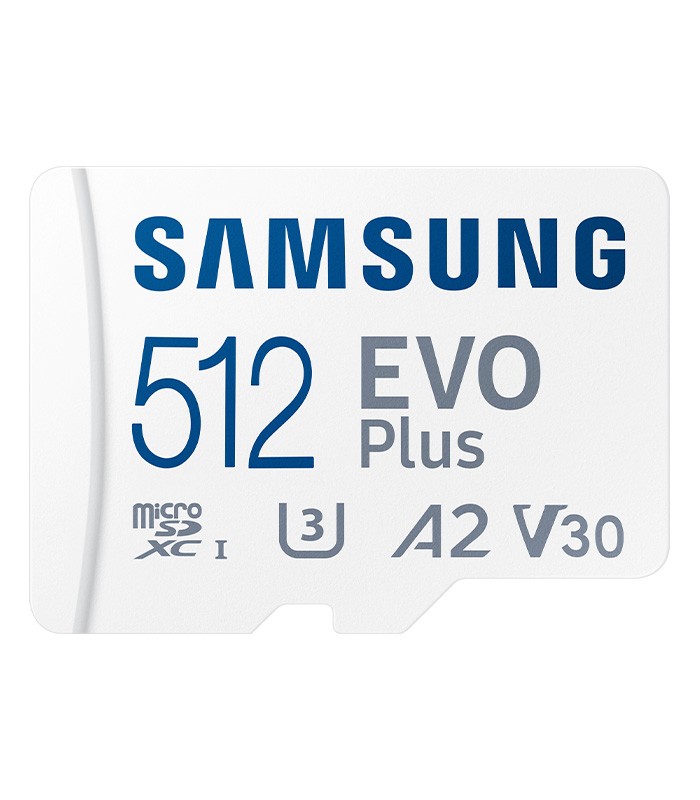 Card memorie Samsung MB-MC512KA/EU, Micro-SDXC, EVO Plus (2021), 512GB, "MB-MC512KA/EU" (timbru verde 0.03 lei)