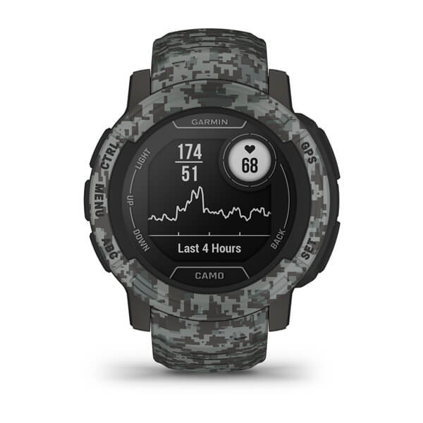 Smartwatch Garmin Instinct 2 Camo Edition Graphite Camo 176 x 176 0,9##"010-02626-03" - imagine 2