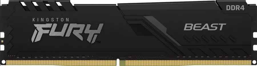Memorie DDR Kingston - gaming FURY Beast DDR4 32 GB, frecventa 3600 MHz, 1 modul, radiator"KF436C18BB/32"
