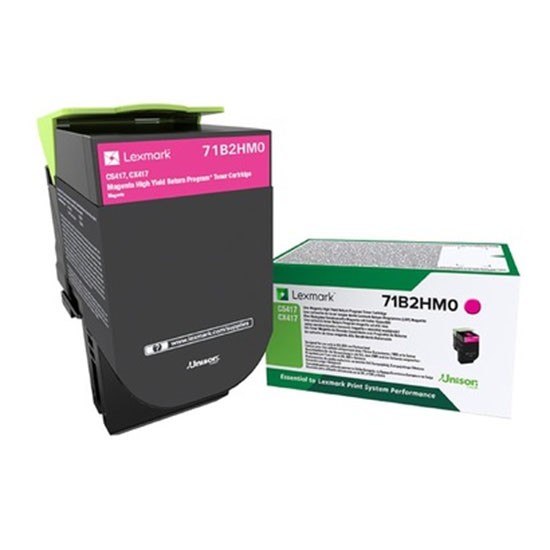 Toner Original Lexmark Magenta, 71B2HM0, pentru CX 417|CX 517|CS 417|CS 517 , 3.5K, (timbru verde 1.2 lei) , "71B2HM0"