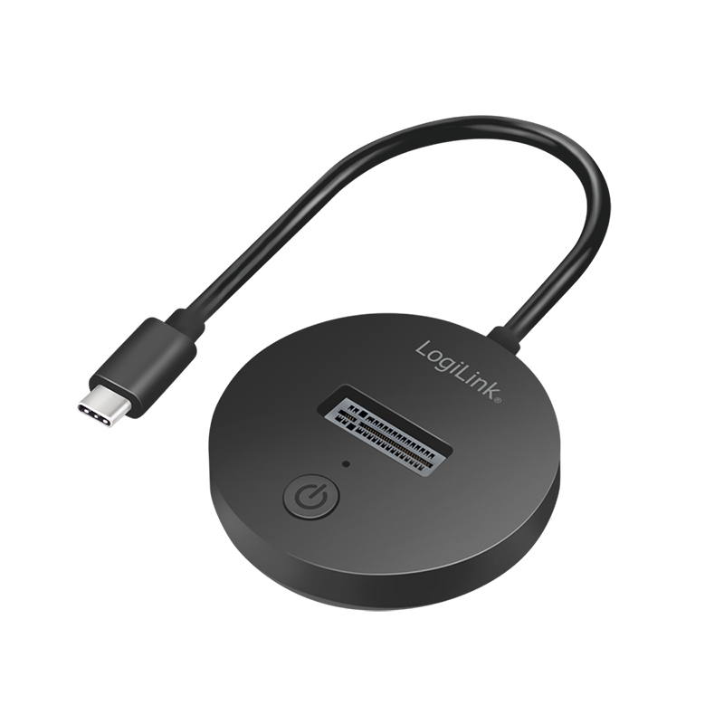 ADAPTOR USB LOGILINK, M.2 NVMe (PCIe) / SATA (NGFF) la USB 3.2 Gen 2, viteza max 10 Gb/s, negru "QP0032" (timbru verde 0.18 lei)