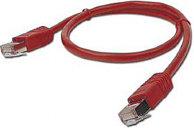 PATCH CORD UTP GEMBIRD Cat5e, cupru-aluminiu, 1 m, rosu, AWG26, "PP12-1M/R" (timbru verde 0.08 lei)