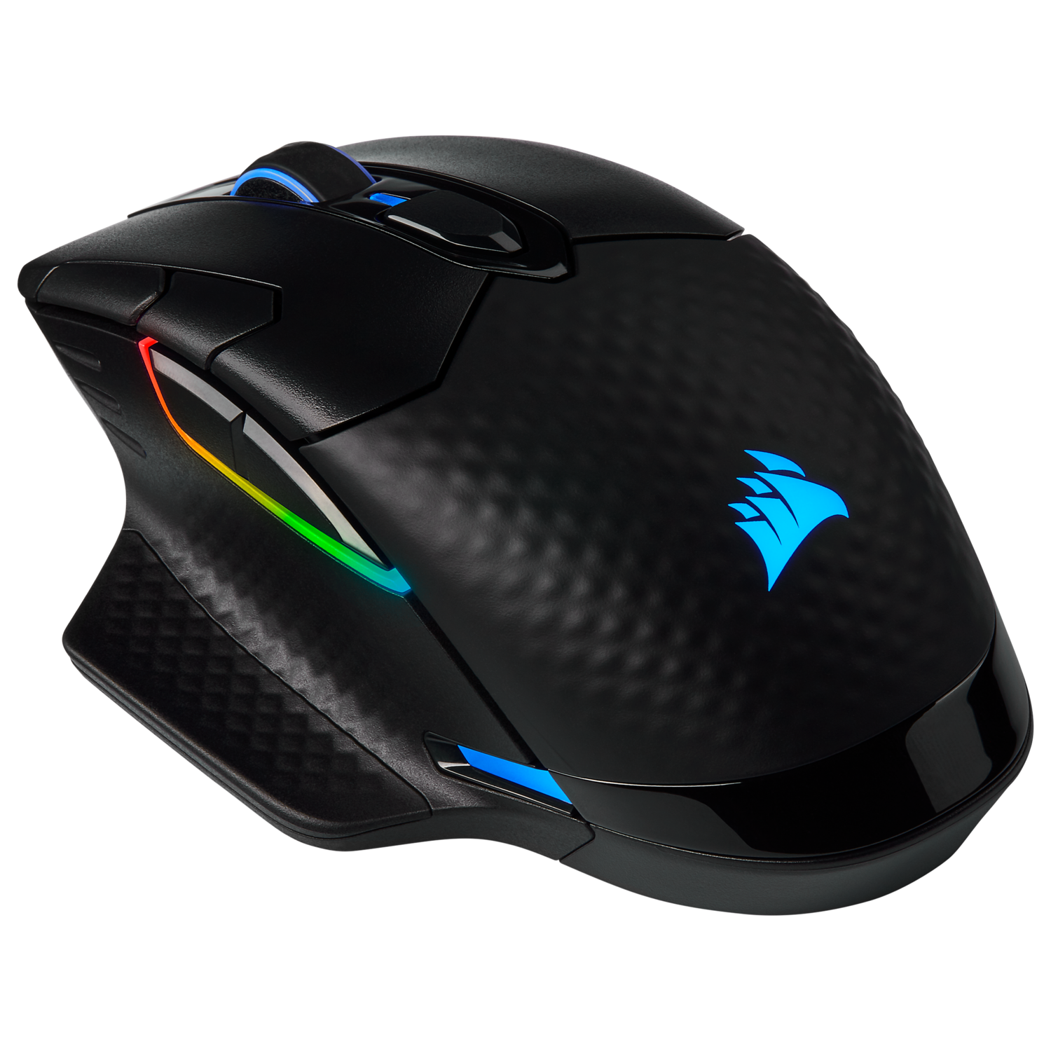 MOUSE CORSAIR, "Dark Core RGB Pro", gaming, wireless, BT| 2.4GHz, 18000 dpi, butoane/scroll 8/1, iluminare, butoane programabile, mod dual de conectare,negru, "CH-9315411-EU" (timbru verde 0.18 lei)