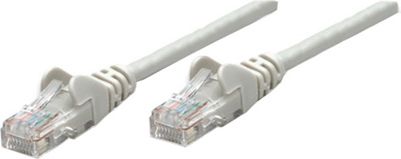 PATCH CORD UTP INTELLINET Cat5e, cupru-aluminiu, 0.5 m, alb, AWG26, "318228" (timbru verde 0.08 lei)