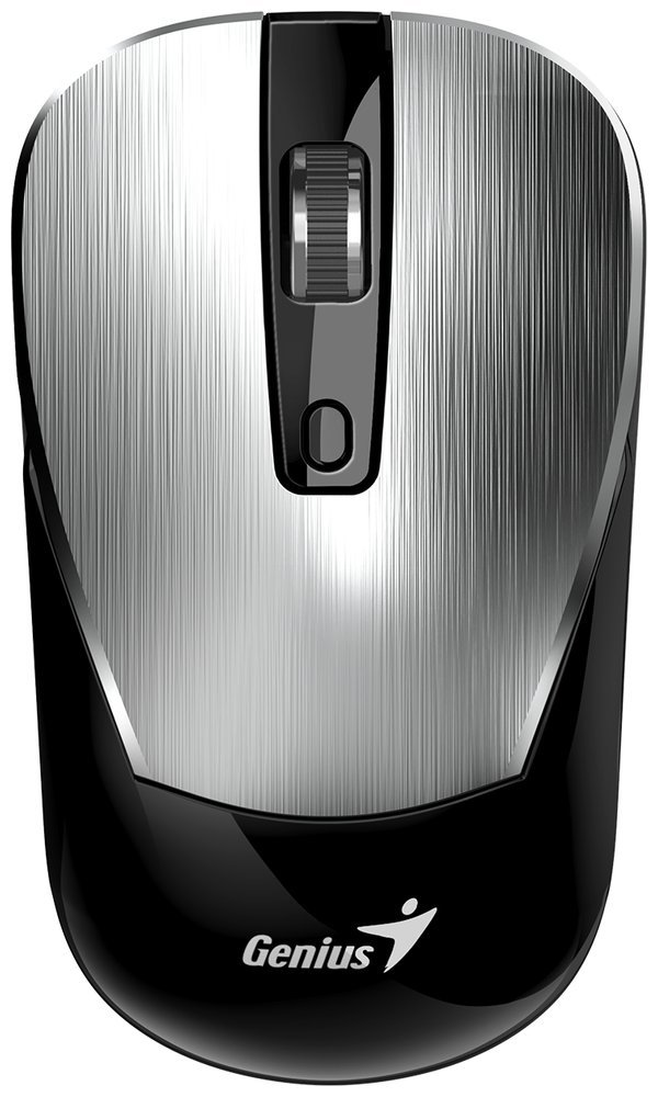 MOUSE Genius "NX-7125”, PC sau NB, wireless, 2.4G, BlueEye, 1200 dpi, butoane/scroll 3/1, argintiu, "31030044402" (timbru verde 0.18 lei)