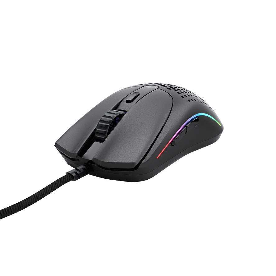 MOUSE Glorious PC Gaming Race 26000 DPI, RGB, USB, Ultralight 59g, 6 butoane, Ambidextru, Negru "GLO-MS-OV2-MB" (timbru verde 0.18 lei)