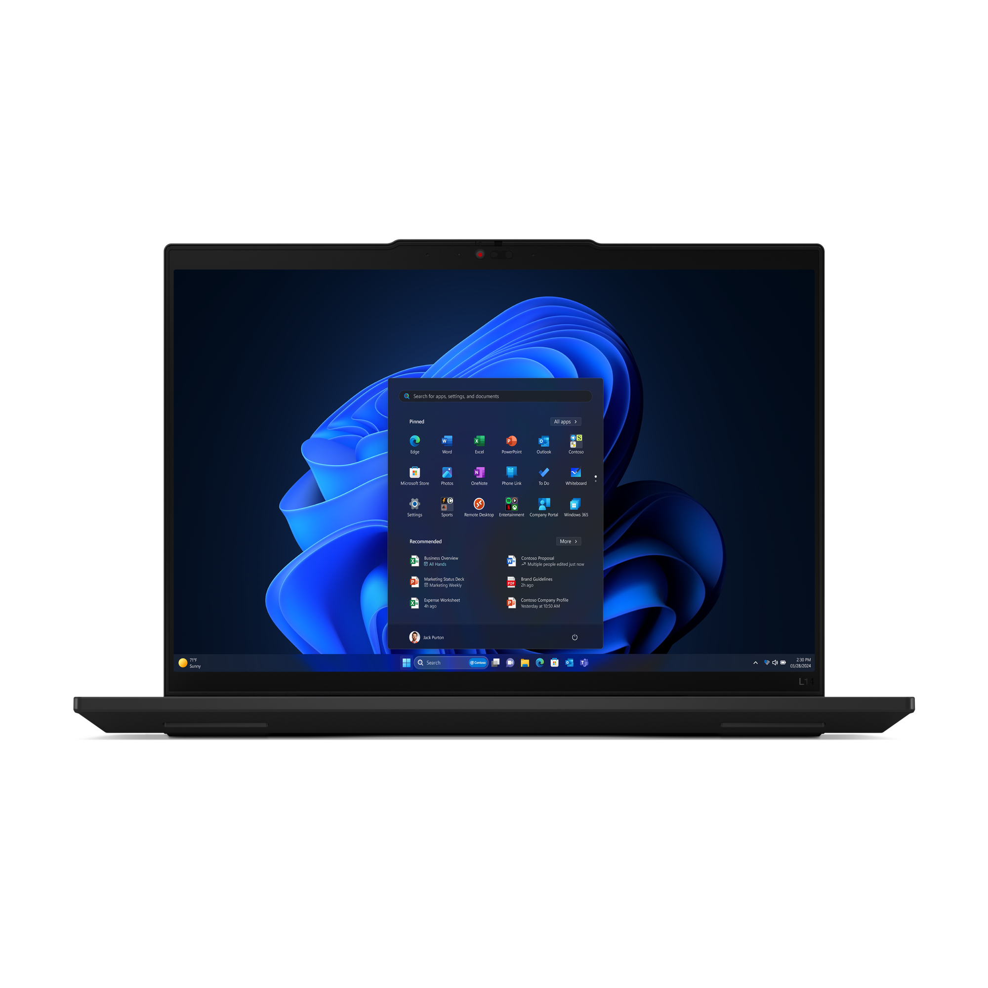 L14 G5 AMD R5PRO-7535U 16 512 3YO W11"21L50019RI" - imagine 2