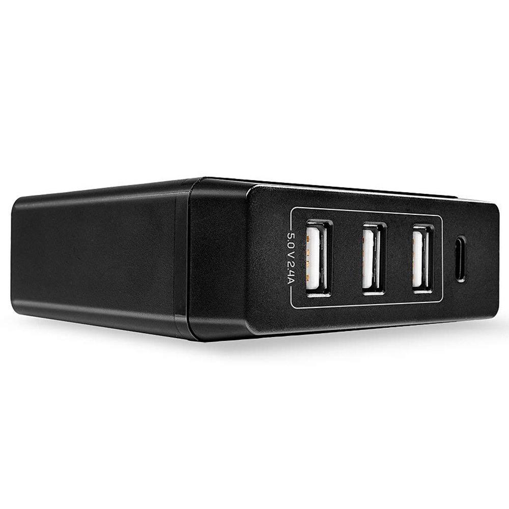 HUB Lindy 3xUSB-A & 1xUSB-C PD 72W "LY-73329" (timbru verde 0.18 lei)