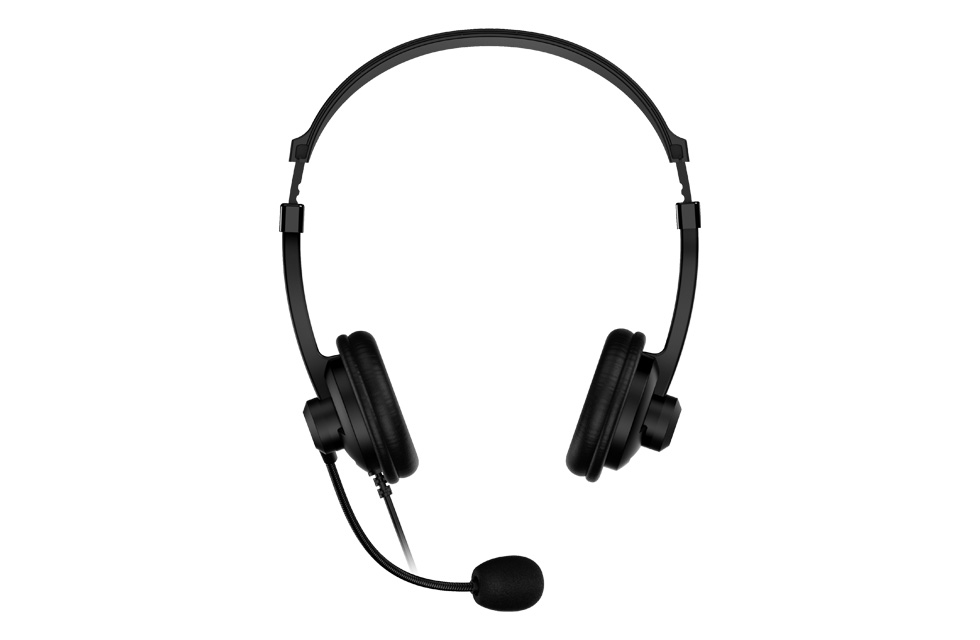 CASTI Genius, "HS-230U", cu fir, standard, utilizare multimedia, microfon pe brat, conectare prin USB, negru, "31710021400", (timbru verde 0.8 lei)