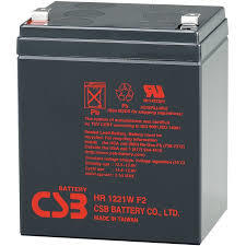 Baterie UPS CSB HR1221WF2, 12V 5Ah, 90 x 70 x 101.7 mm, Borne F2, Durata medie 3-5 ani, VRLA "HR1221WF2" (timbru verde 0.5 lei)