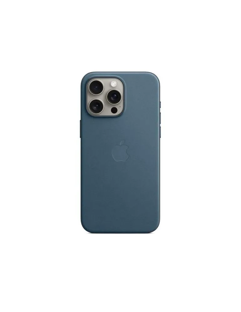 Husa FineWoven Case with MagSafe pentru iPhone 15 Pro Max, Pacific Blue "MT4Y3"