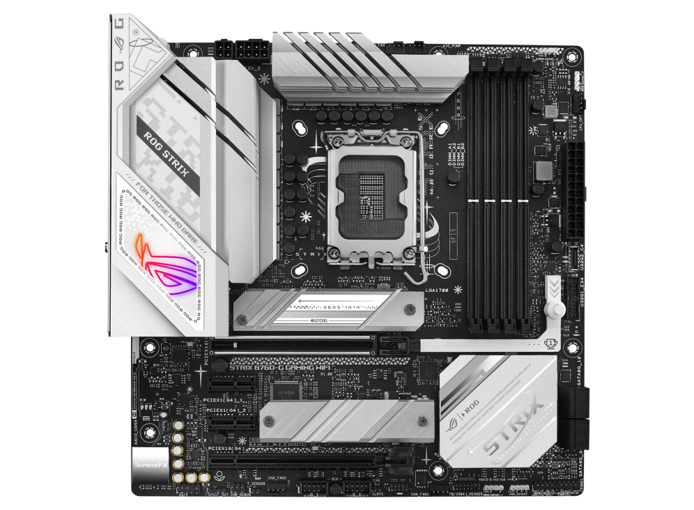 Placa de baza Gaming Asus ROG STRIX B760-G WIFIIntelB760 LGA1700, 4 x DIMM slots,Max. 192GB,DD5 "ROG STRIX B760-G GM"