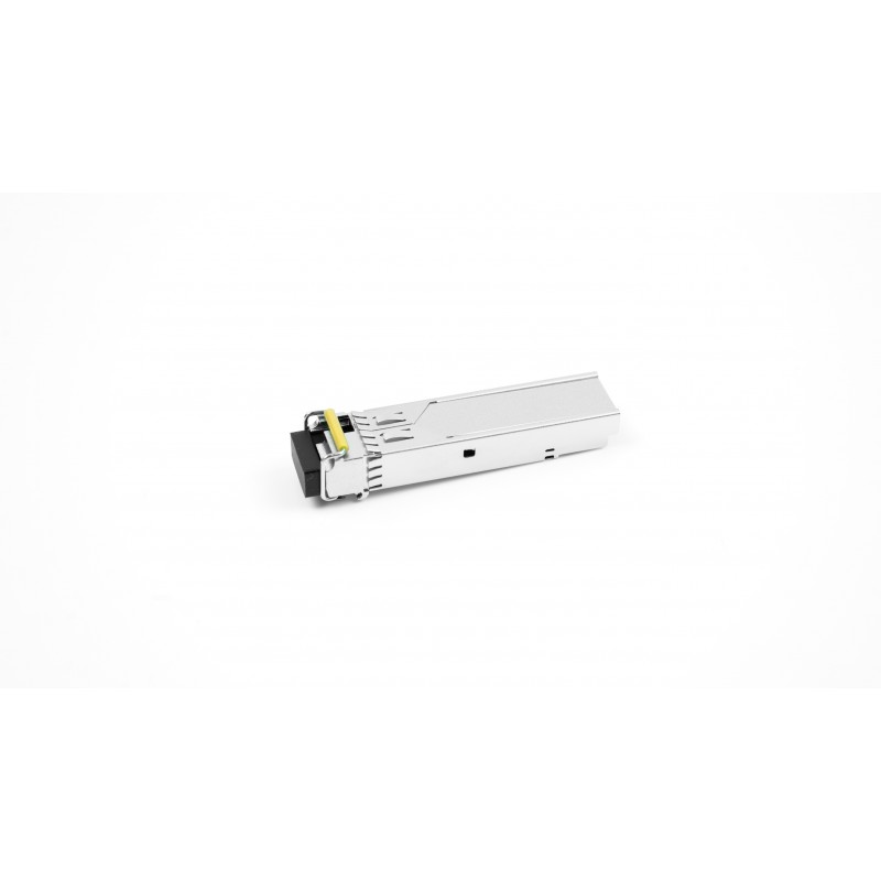 Modul optic SFP 1.25G WDM, 1550nm/1310nm (Rx/Tx) SM, 20km, LC DDM, Type B, (compatibil CISCO) - NEXIO "SFP-1G-WL53-20" (timbru verde 0.8 lei)