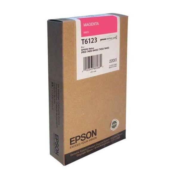 Cartus Cerneala Original Epson Magenta, T612300, pentru 7400|7450|7800|7880|9400|9450|9800, , (timbru verde 0.15 lei), "C13T612300"(RAPO)