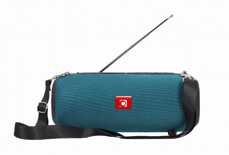BOXE GEMBIRD portabile bluetooth, RMS: 10W (5W x 2), baterie 1200mAh, microSD, USB, FM-radio, antena, BT v5.1, 230x95x95mm, 521 grame, green, "SPK-BT-17-G" (timbru verde 0.8 lei)