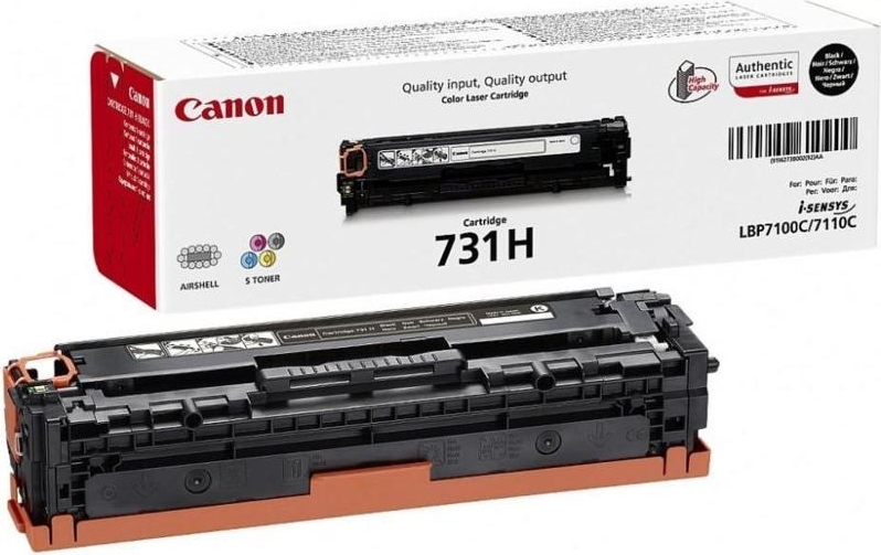 Toner Original Canon Black, CRG-731HB, pentru LBP-7100|LBP-7110|MF-8230|MF-8280|MF-623|MF-628, 2.4K, (timbru verde 1.2 lei) , "CR6273B002AA"