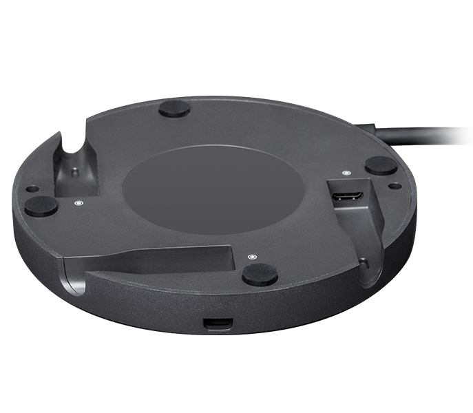 SUPORT microfon LOGITECH, "Rally Mic Pod", montare pe masa, cu organizator de cabluri, "939-001647"