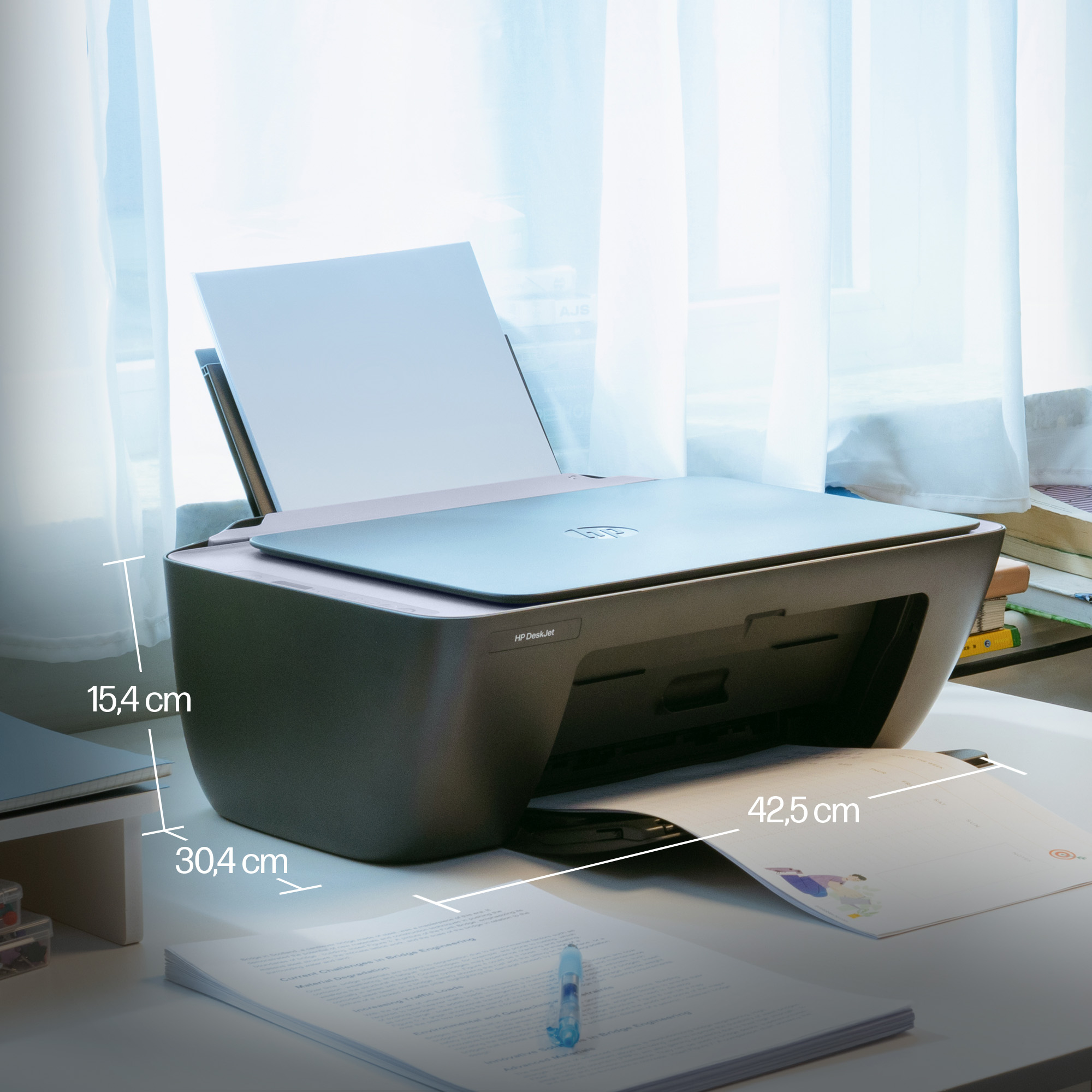 Multifunctional InkJet Color HP, DESKJET 2921, A4, Functii: Impr.|Scan.|Cop., Vit.Print. 7.5ppm, Conectivitate:USB|WIFI, Black, , Duplex:Nu, ADF:Nu(incl.TV 8lei) "A24HWB" - imagine 6