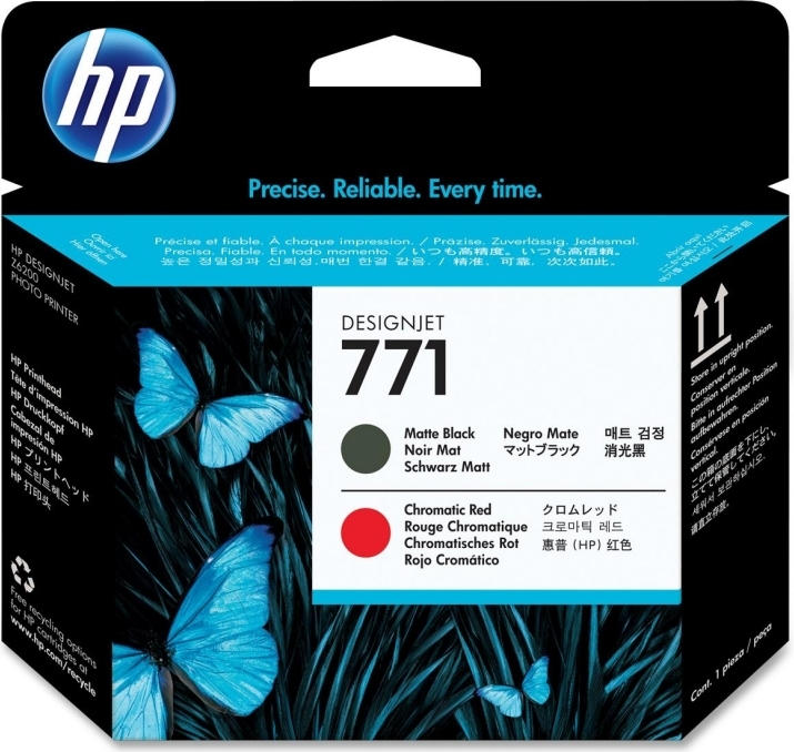 Cap Printare Original HP Matte Black/Chromatic Red, nr.771, pentru DesignJet Z6200, , (timbru verde 0.15 lei), "CE017A"