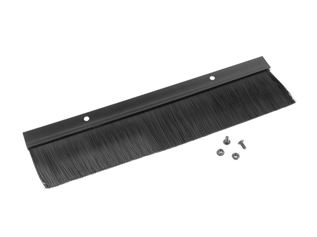 Panou intrare cabluri cu perii 19" negru "AK-1102-B"