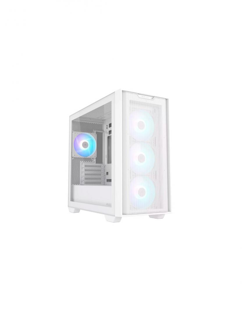 CARCASE Asus A21 PLUS TG ARGB WHITE "A21 PLUS TG ARGB WHITE" (timbru verde 0.08 lei)