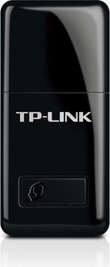 ADAPTOR RETEA TP-LINK mini, extern wireless 2.4 GHz, USB 2.0, port, 300 Mbps, antena interna x 1, "TL-WN823N" 45502442 (timbru verde 0.18 lei)