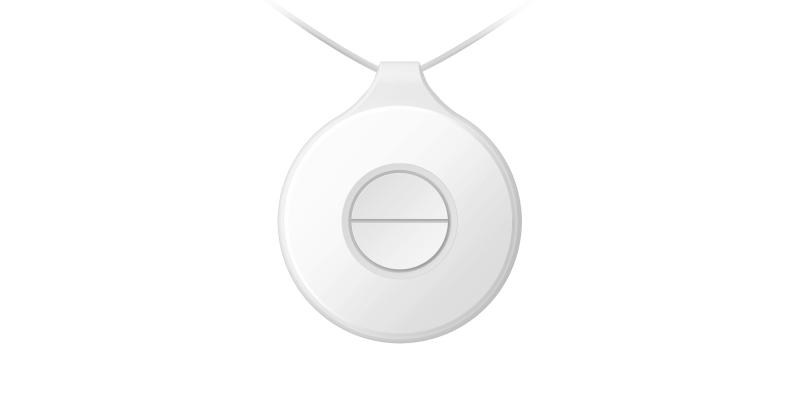 BUTON DE PANICA WIRELESS AXPRO 868MHZ "DS-PDEBP2-EG2-WE" (timbru verde 0.18 lei)